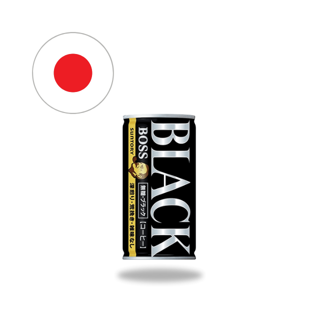 Boss Black Coffee 185ml