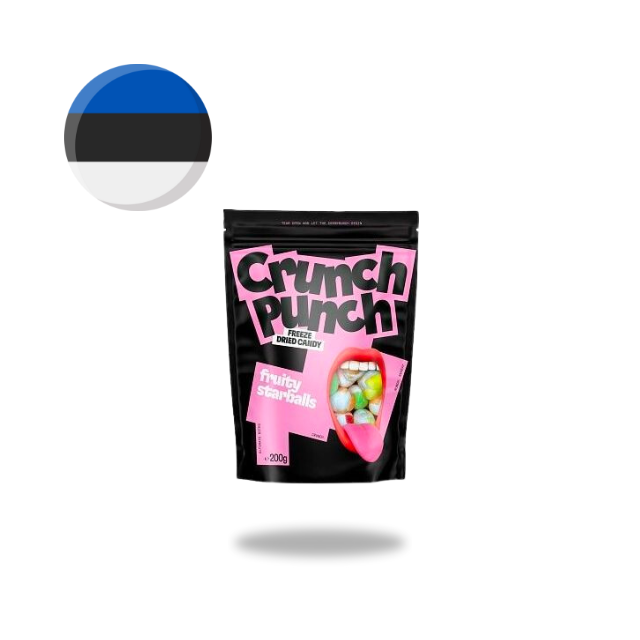 Crunch Punch Fruity Starballs 100g