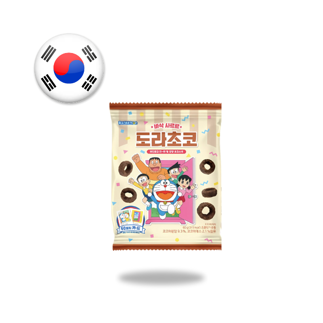 Doraemon Chocolate Ring Snack 60g
