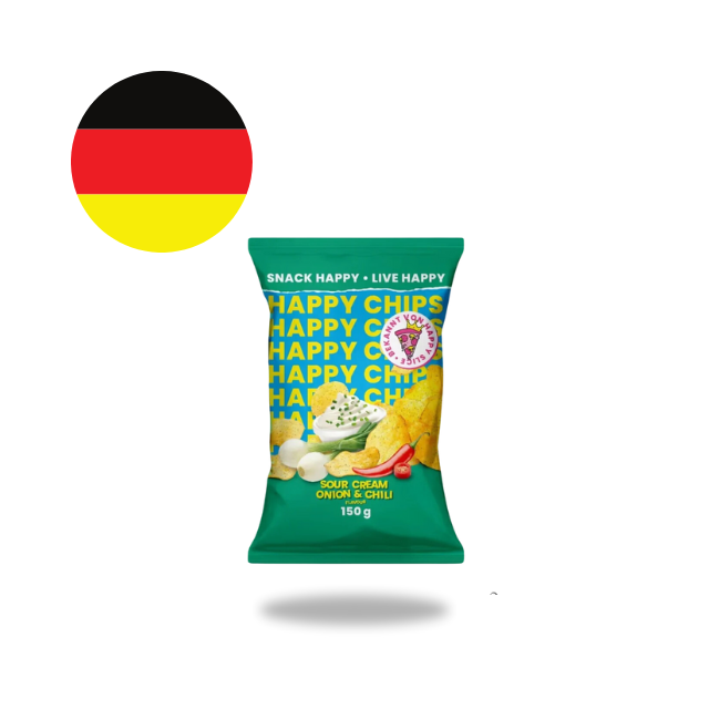Happy Chips Onion Cream 150g