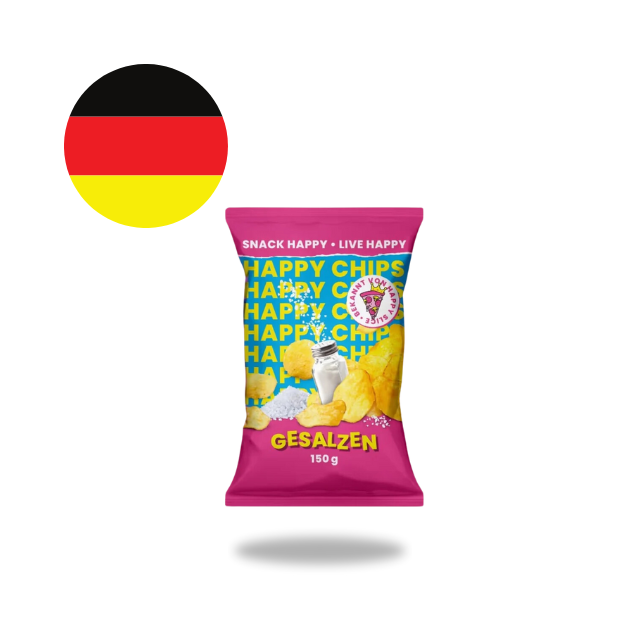 Happy Chips Gesalzen 150g