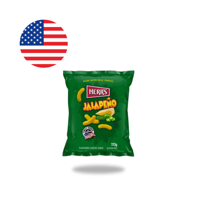 Herr's Jalapeño Cheese 113g