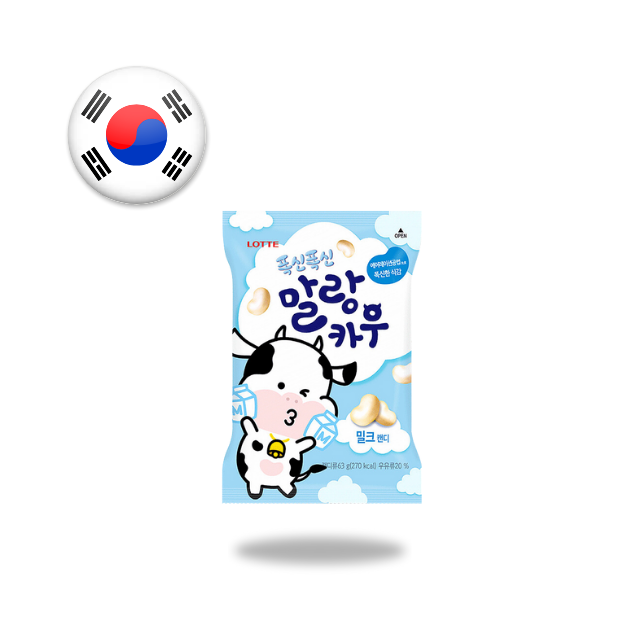 Lotte Chewing Soft Candy Cow Milk 79g