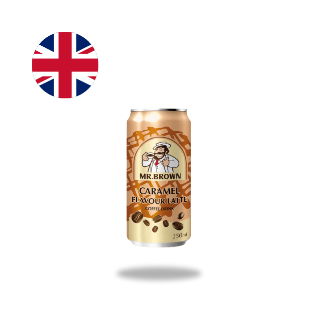 Mr. Brown Coffee Drink Caramel Latte 250ml