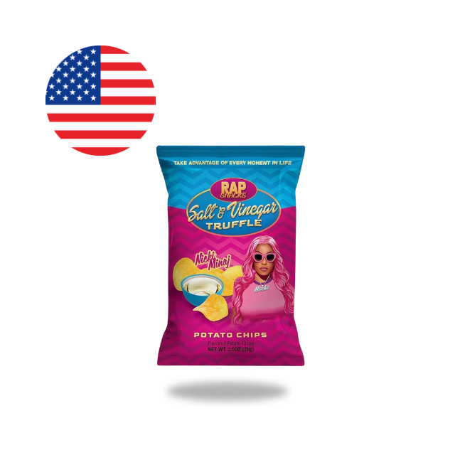 Rap Snacks Chips Salt & Vinegar Truffle Nicki Minaj 71g