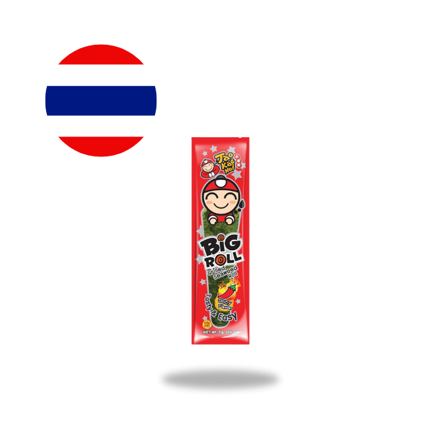 Tao Kae Noi Big Roll Grilled Seaweed Roll Spicy 3g