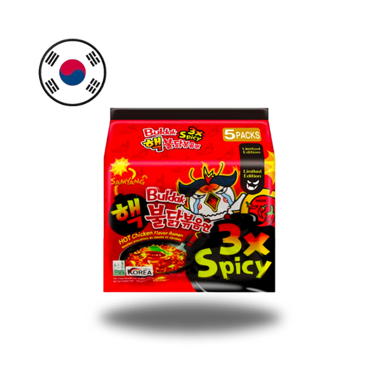 Samyang Buldak 3x Spicy Hot Chicken Flavor Ramen 5 packs 5x140g