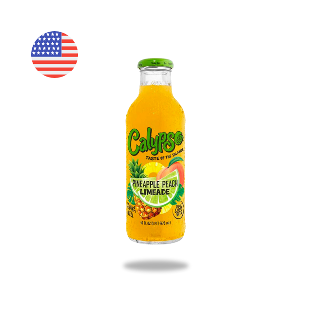 Calypso Pineapple Peach Limeade 473ml