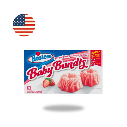 Hostess Baby Bundts Strawberry Cheesecake 284g