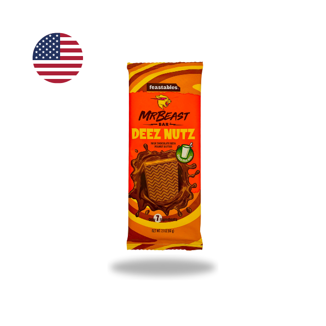 Feastables Mrbeast Bar Deez Nutz 60G