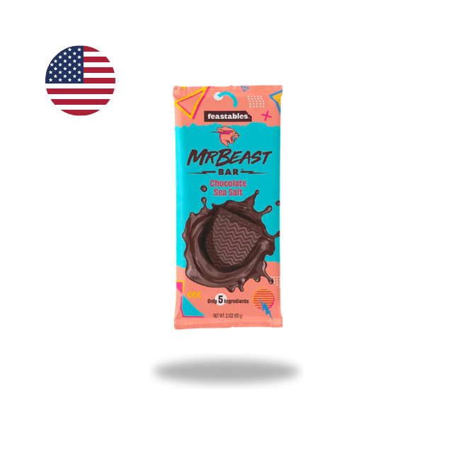 Feastables Mrbeast Bar Chocolate Sea Salt 60G