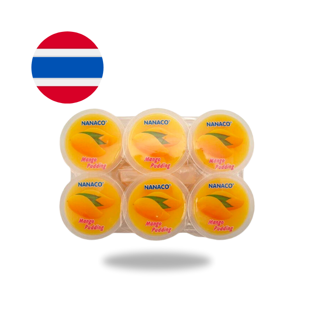 Gelatine-Fruchtpudding Nanaco MANGO 6 Stk. 480g