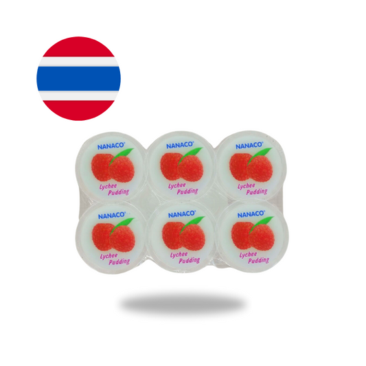 Nanaco Gelatine Fruchtpuddings LYCHEE 6 Stk. 480g