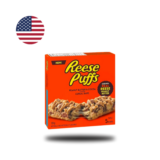 Reese's Puffs Cereal Bar with Peanut Butter and Chocolate x5 Bsrs