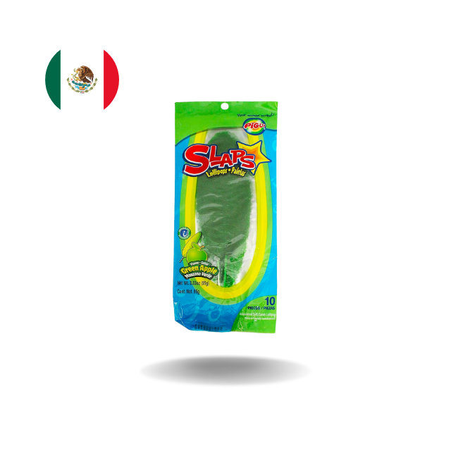 Pigui Slaps Green Apple 100g 10er Pack