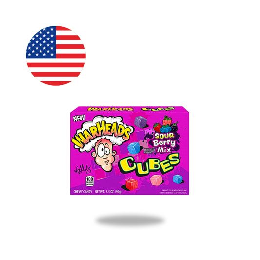 Warheads Sour Berry mix Cubes 99g