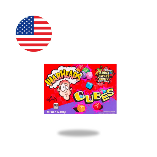 Warheads Sour Fruity Cubes 113g